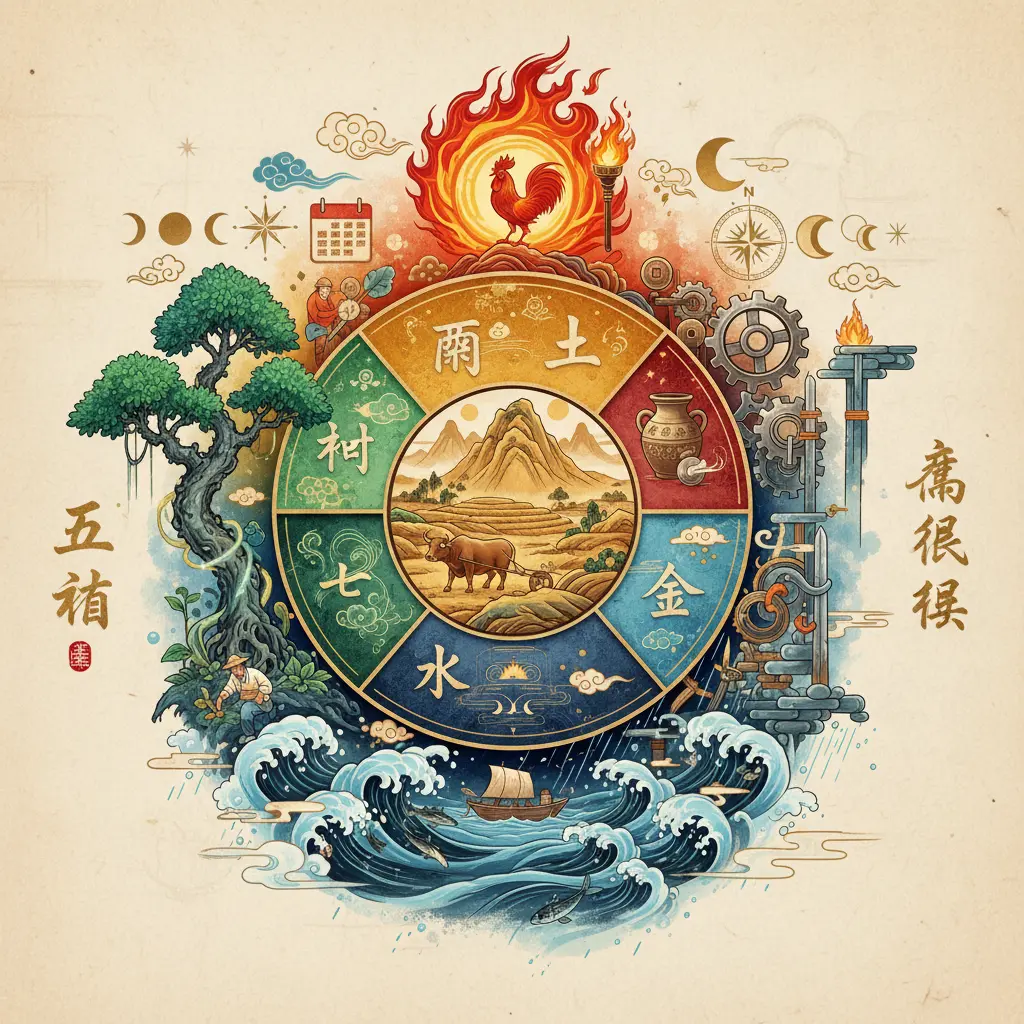 農民曆 - 五行