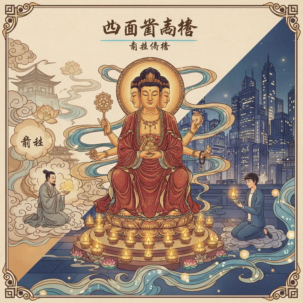 前世今生 - 四面佛點燈